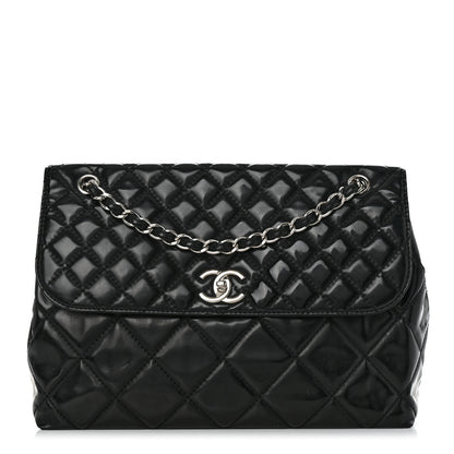 Chanel Vinyl Quilted In the Business Flap Bag Black 1 of 10