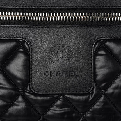 Chanel Nylon Quilted Large Coco Cocoon Tote Black 8 of 9