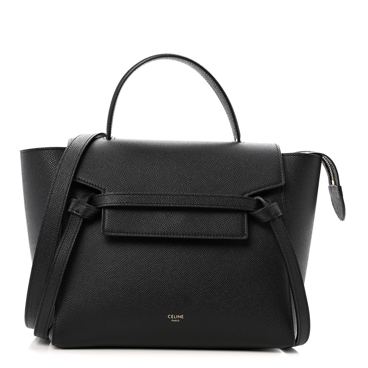 Celine Grained Calfskin Micro Belt Bag Black 1 of 15