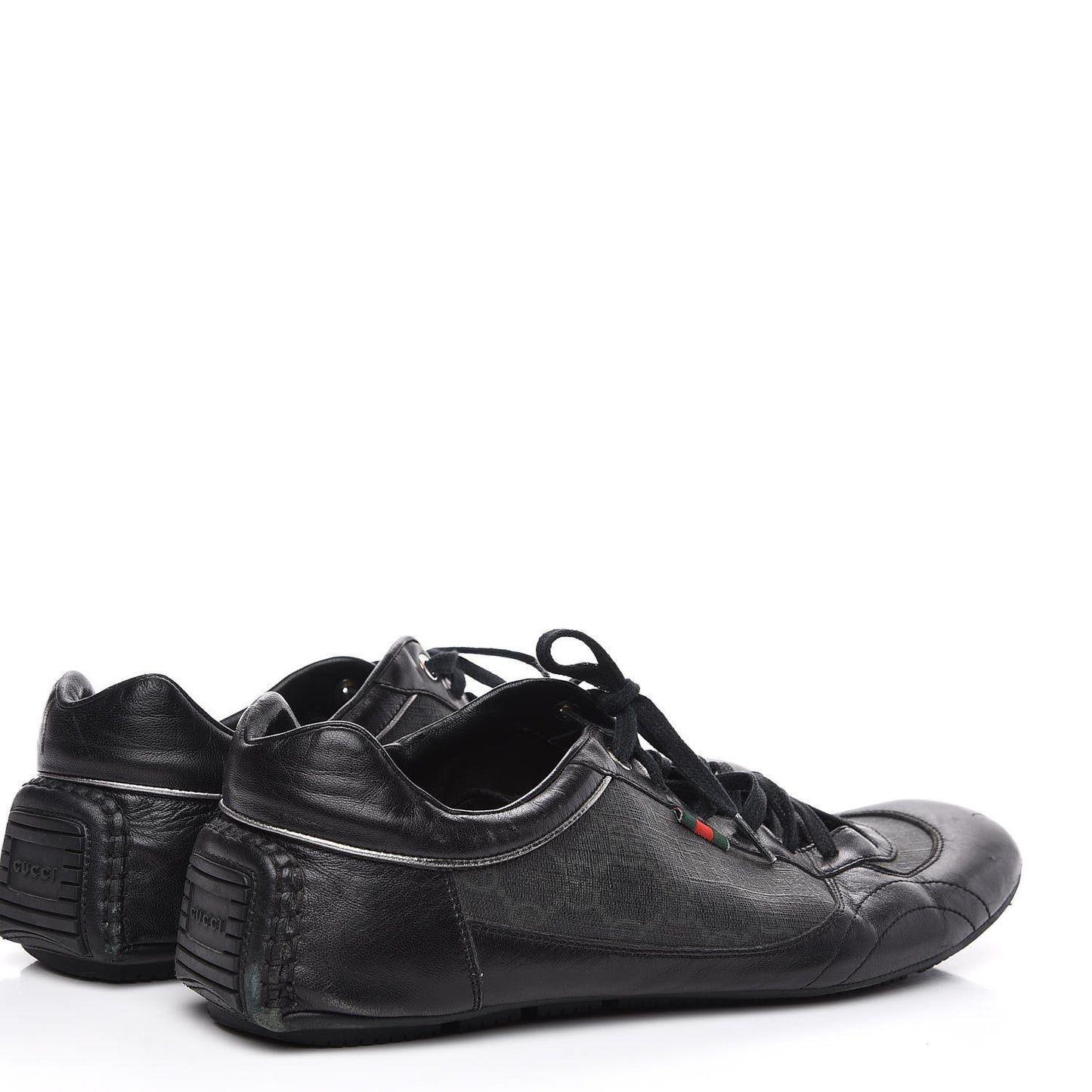 GG Supreme Monogram Mens Sneakers 10 Black