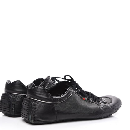 Gucci GG Supreme Monogram Mens Sneakers 10 Black 4 of 11