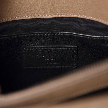 Saint Laurent Sheepskin Matelasse Chevron Monogram Medium College Bag Fard 10 of 12