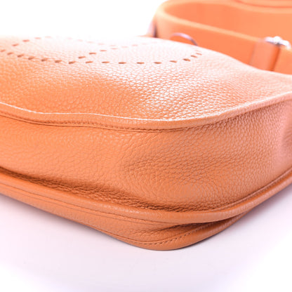 Hermes Taurillon Clemence Evelyne III PM Orange 10 of 12