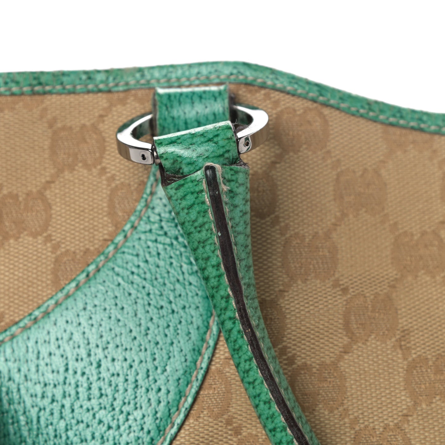 Monogram Shoulder Bag Turquoise