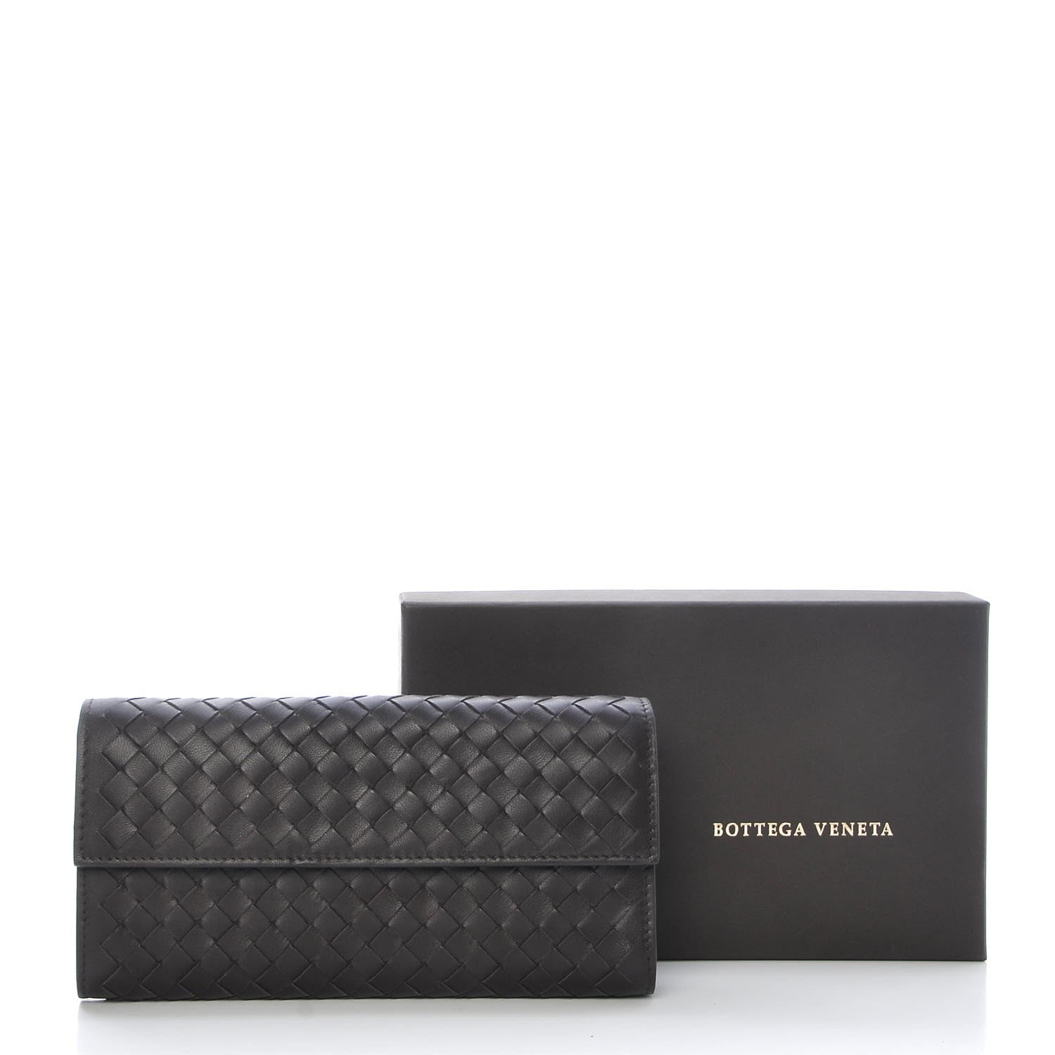Bottega Veneta Nappa Intrecciato Continental Wallet Ebano 8 of 8