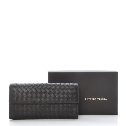 Bottega Veneta Nappa Intrecciato Continental Wallet Ebano 8 of 8
