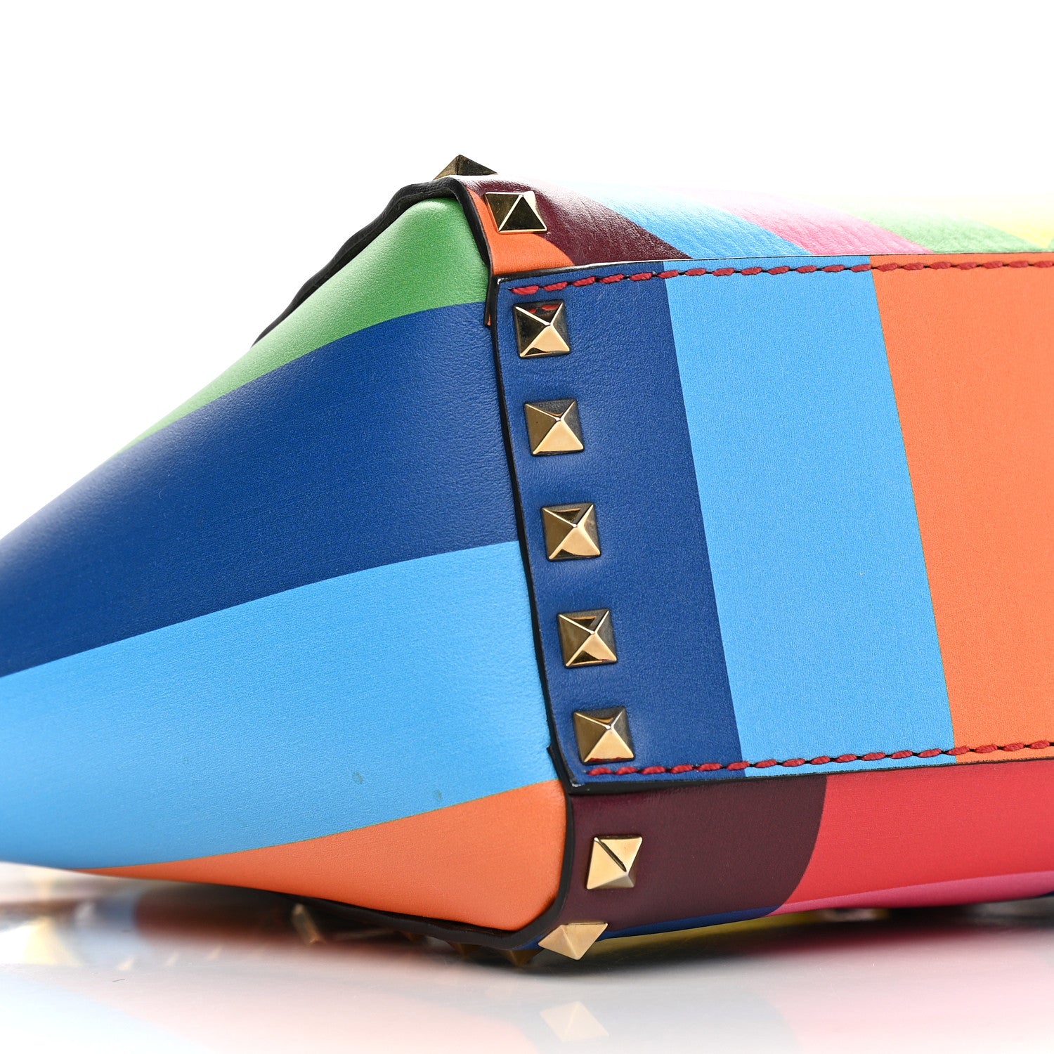 Valentino Garavani Vitello 1973 Mini Rockstud Tote Multicolor 7 of 8