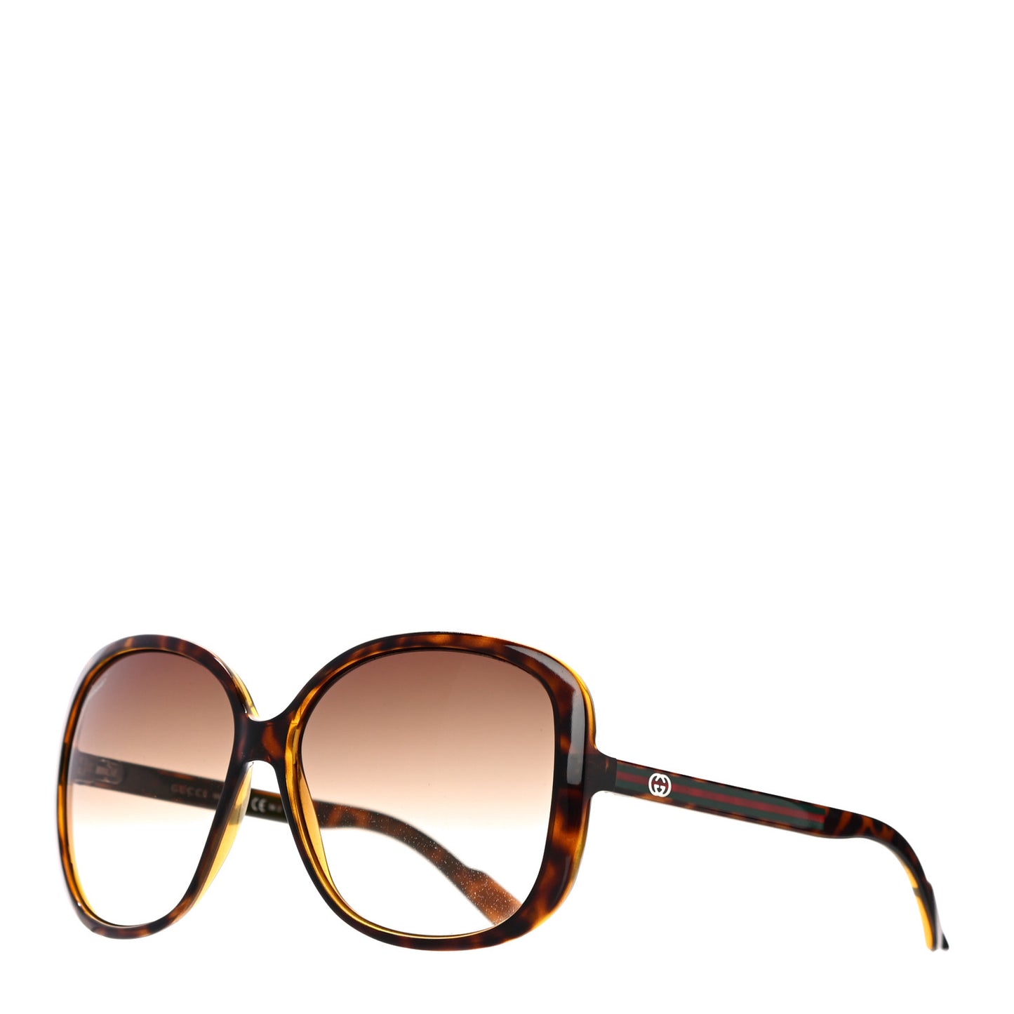 Oversized Web Sunglasses GG3157S Tortoise