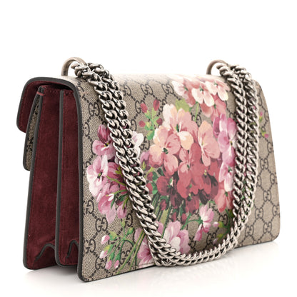Gucci GG Supreme Monogram Blooms Small Dionysus Shoulder Bag Beige Multicolor Dry Rose 3 of 11
