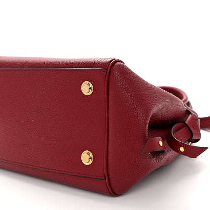 Louis Vuitton Veau Nuage Milla PM Carmine Red 9 of 11