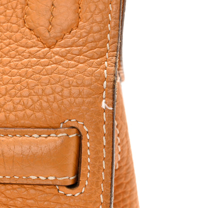 Hermes Taurillon Clemence Jypsiere 28 Moutarde 22 of 24