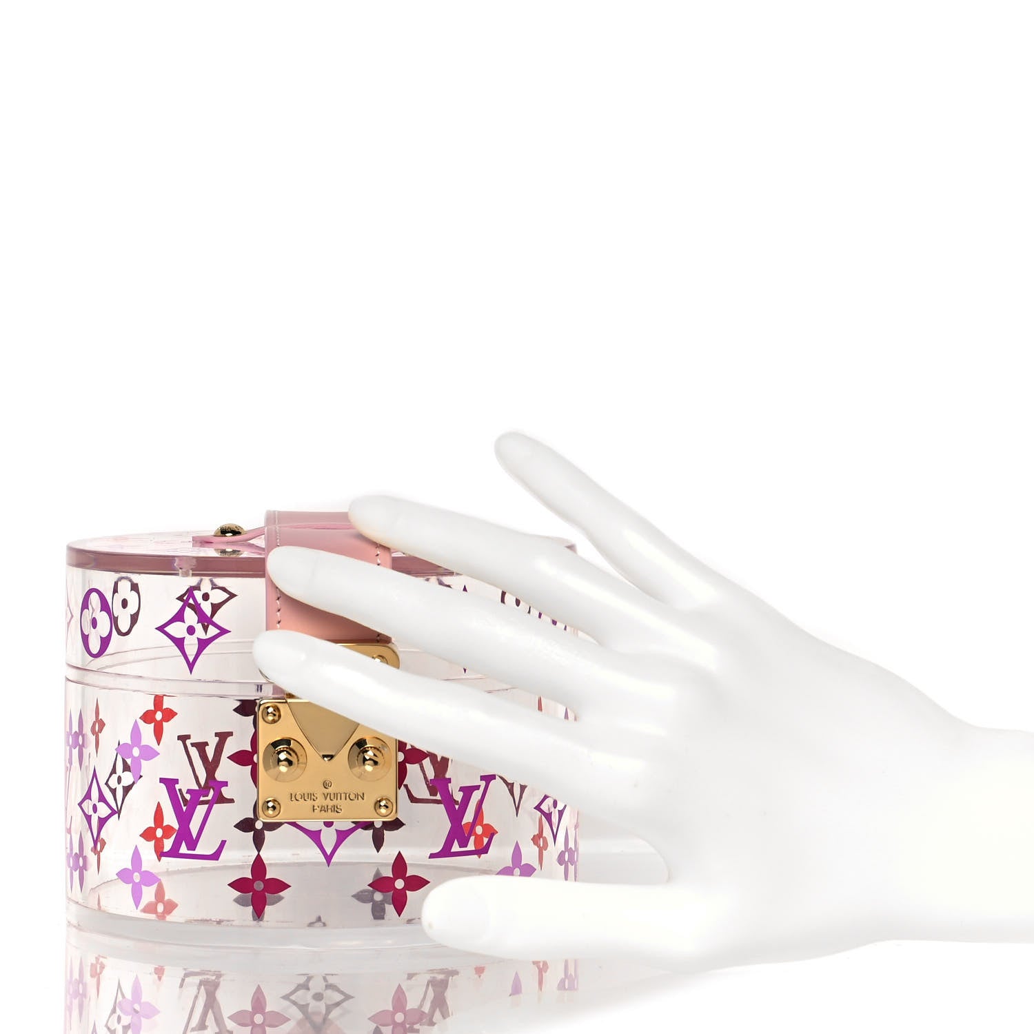 Louis Vuitton Transparent Plexiglass Box Scott Rose Ballerine 2 of 9