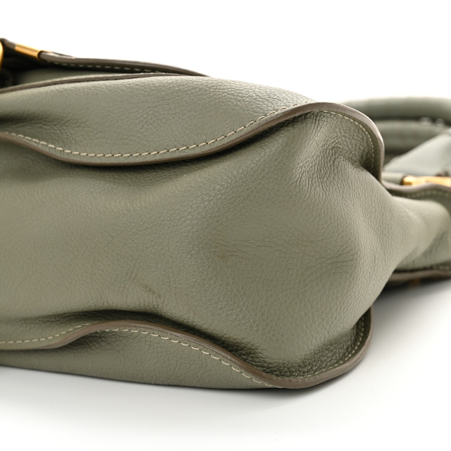 Chloe Calfskin Medium Marcie Satchel Baobab Green 10 of 12
