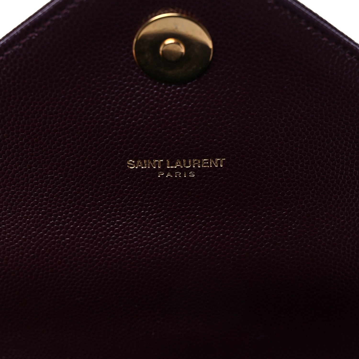 Saint Laurent Grain De Poudre Matelasse Chevron Large Monogram Satchel Rouge Legion 7 of 10