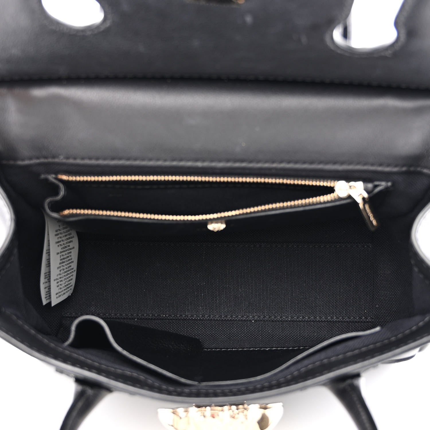 Versace Calfskin Medium Palazzo Empire Bag Black 6 of 17