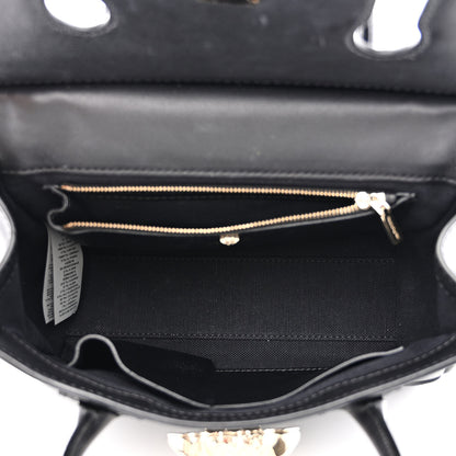 Versace Calfskin Medium Palazzo Empire Bag Black 6 of 17
