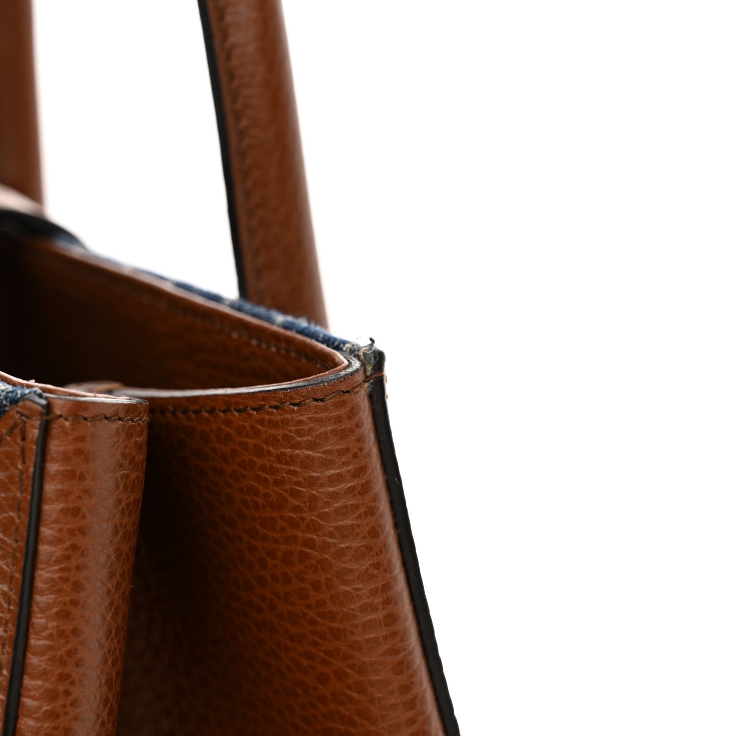 New Denim GG Monogram Dollar Calfskin Medium Jackie 1961 Tote Blue Tea Cuir Epilog