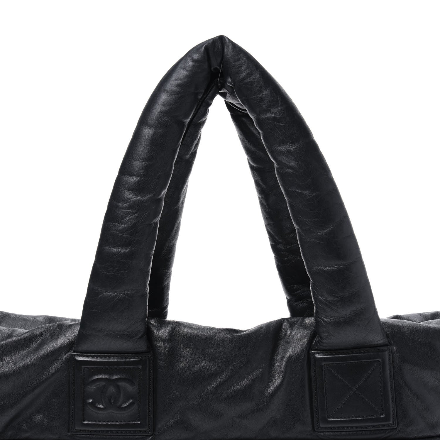 Chanel Nylon Quilted Medium Coco Cocoon Reversible Tote Black 17 of 18