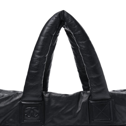Chanel Nylon Quilted Medium Coco Cocoon Reversible Tote Black 17 of 18