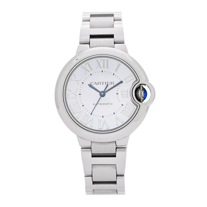 Cartier Stainless Steel 33mm Ballon Bleu De Cartier Automatic Watch Ice Blue 1 of 5