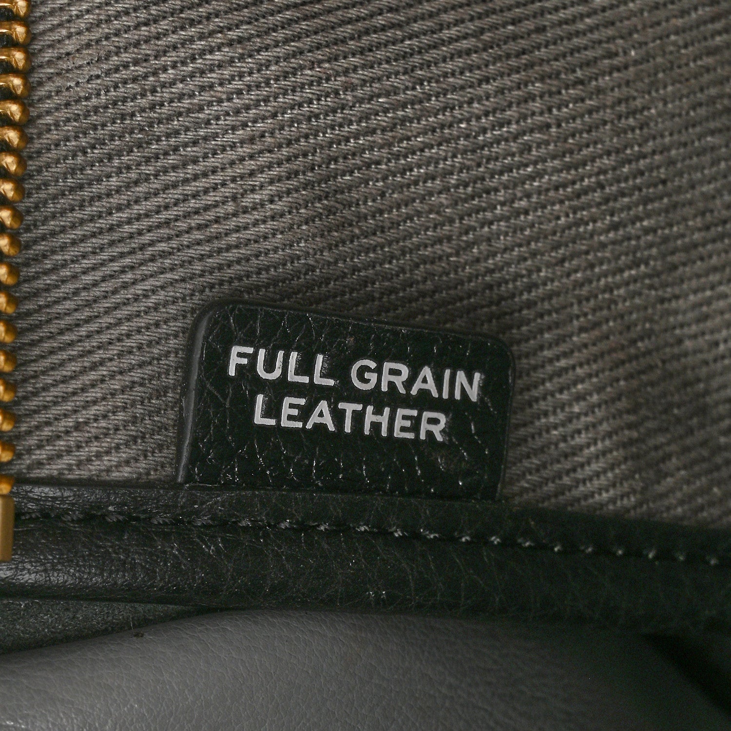 Marc Jacobs Grained Calfskin Small The Tote Bag Black 7 of 12