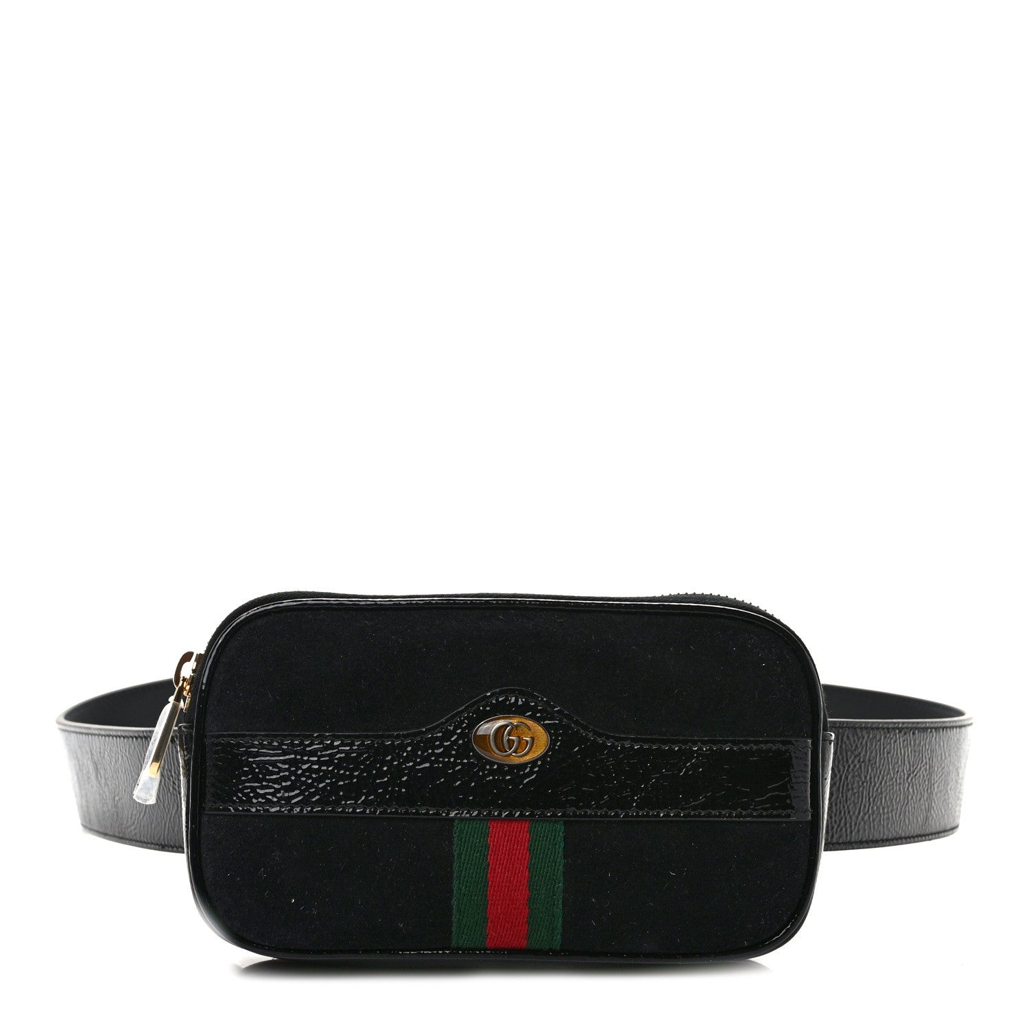Gucci Suede Patent Ophidia Belted iPhone Case 95 38 Black 1 of 10