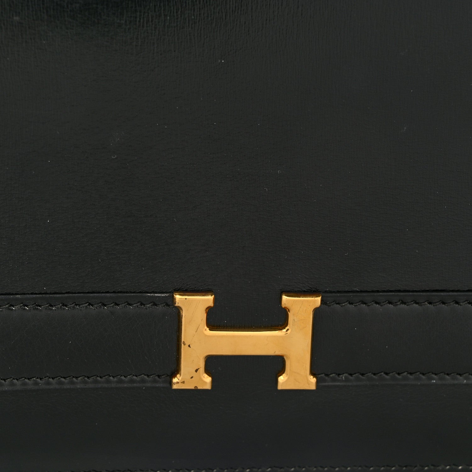 Hermes Box Annie Clutch Shoulder Bag Black 13 of 13