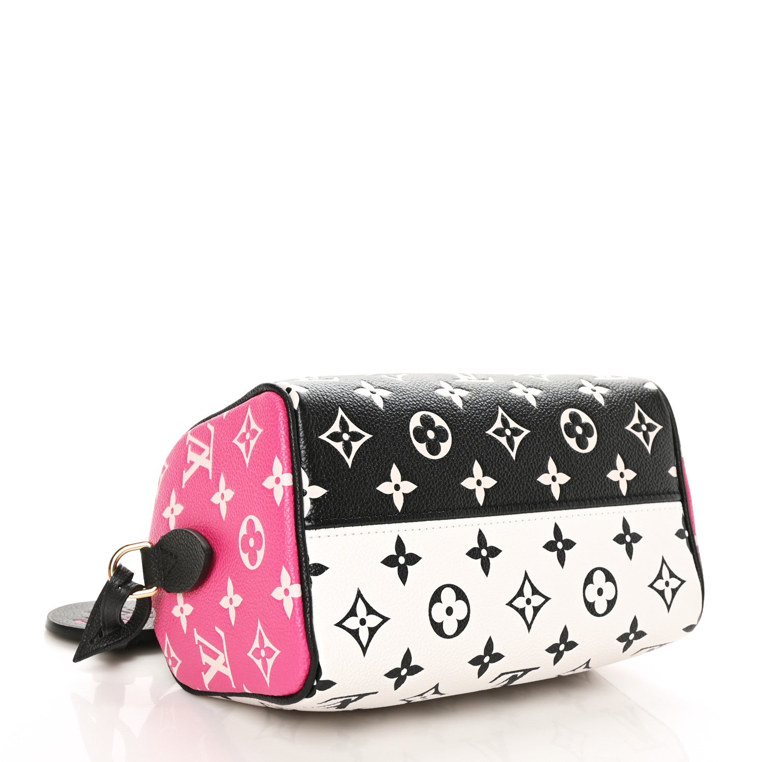 Louis Vuitton Empreinte Monogram Spring in the City Speedy Bandouliere 20 Black White Pink 4 of 6