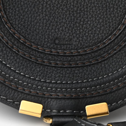 Chloe Calfskin Mini Marcie Round Crossbody Bag Black 7 of 11