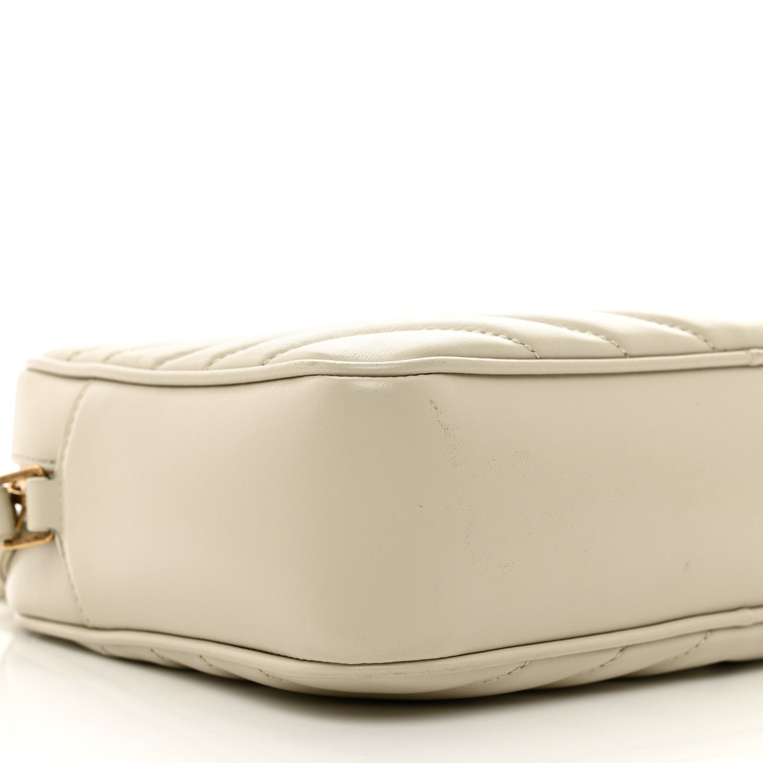 Saint Laurent Calfskin Matelasse Monogram Lou Camera Bag Crema Soft 8 of 12