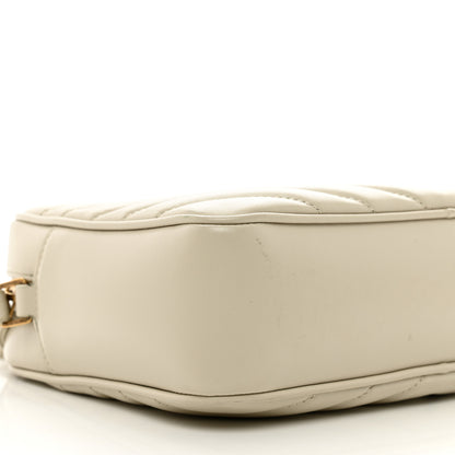 Saint Laurent Calfskin Matelasse Monogram Lou Camera Bag Crema Soft 8 of 12