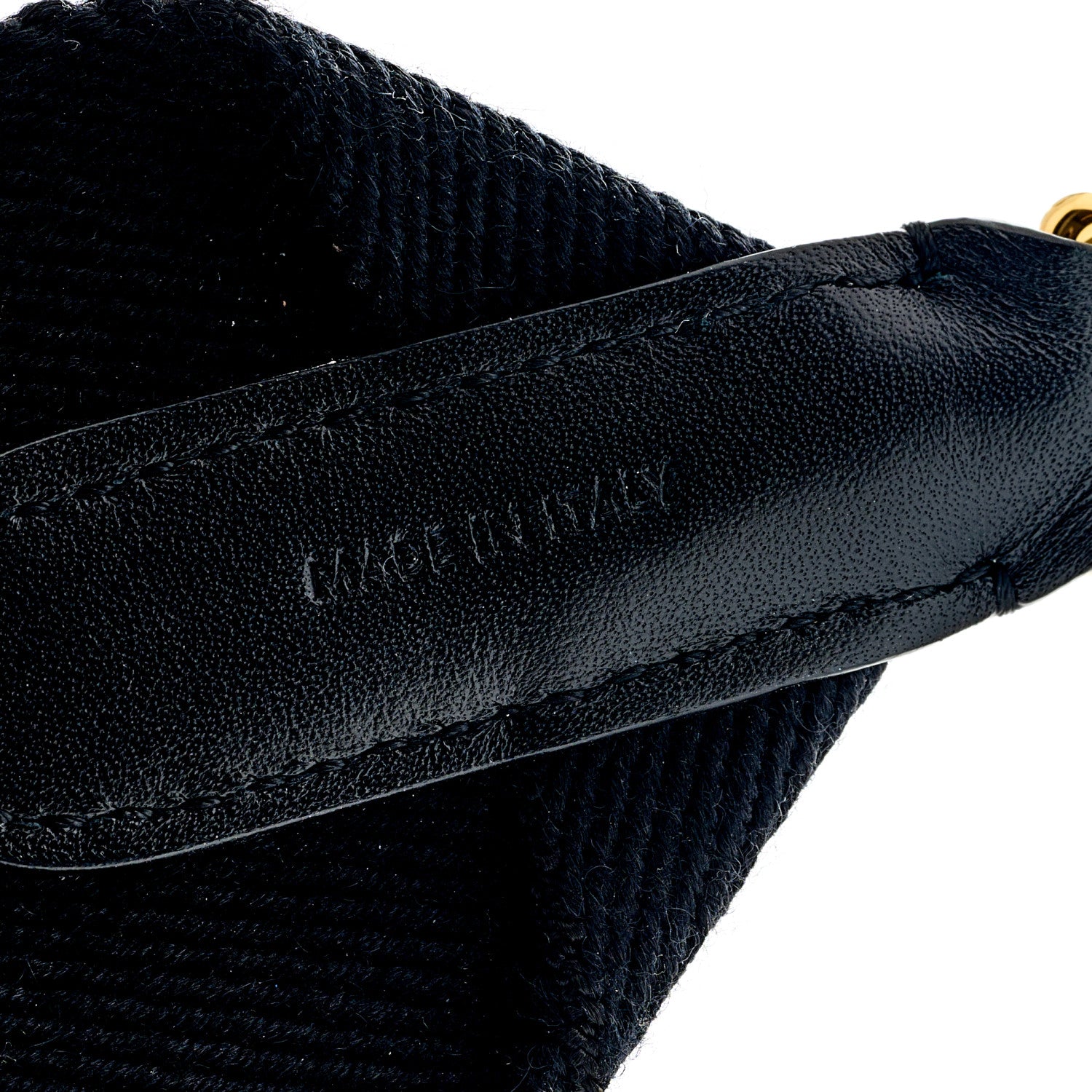 Celine Canvas Strap Black 6 of 6