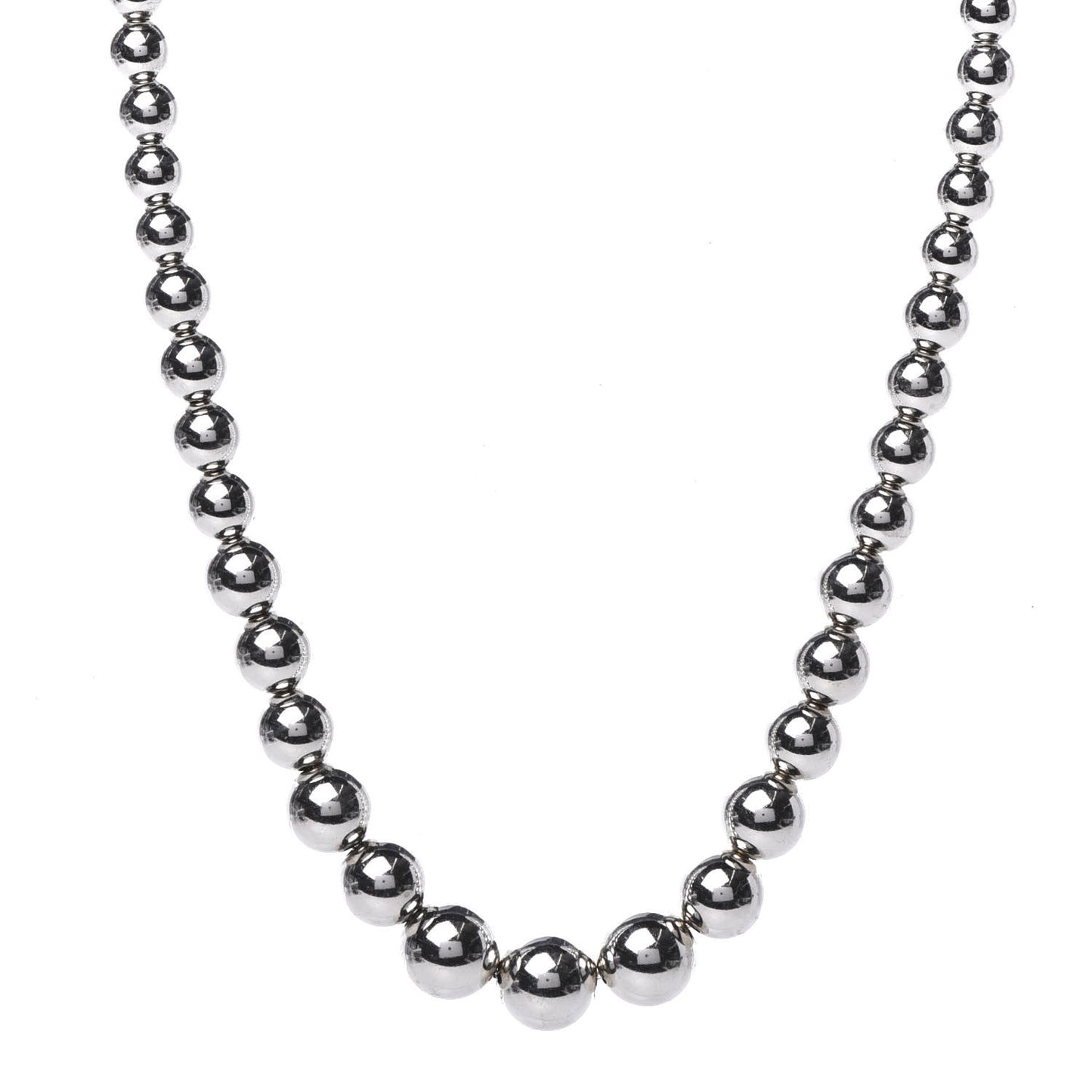 Sterling Silver HardWear Graduated Ball Necklace