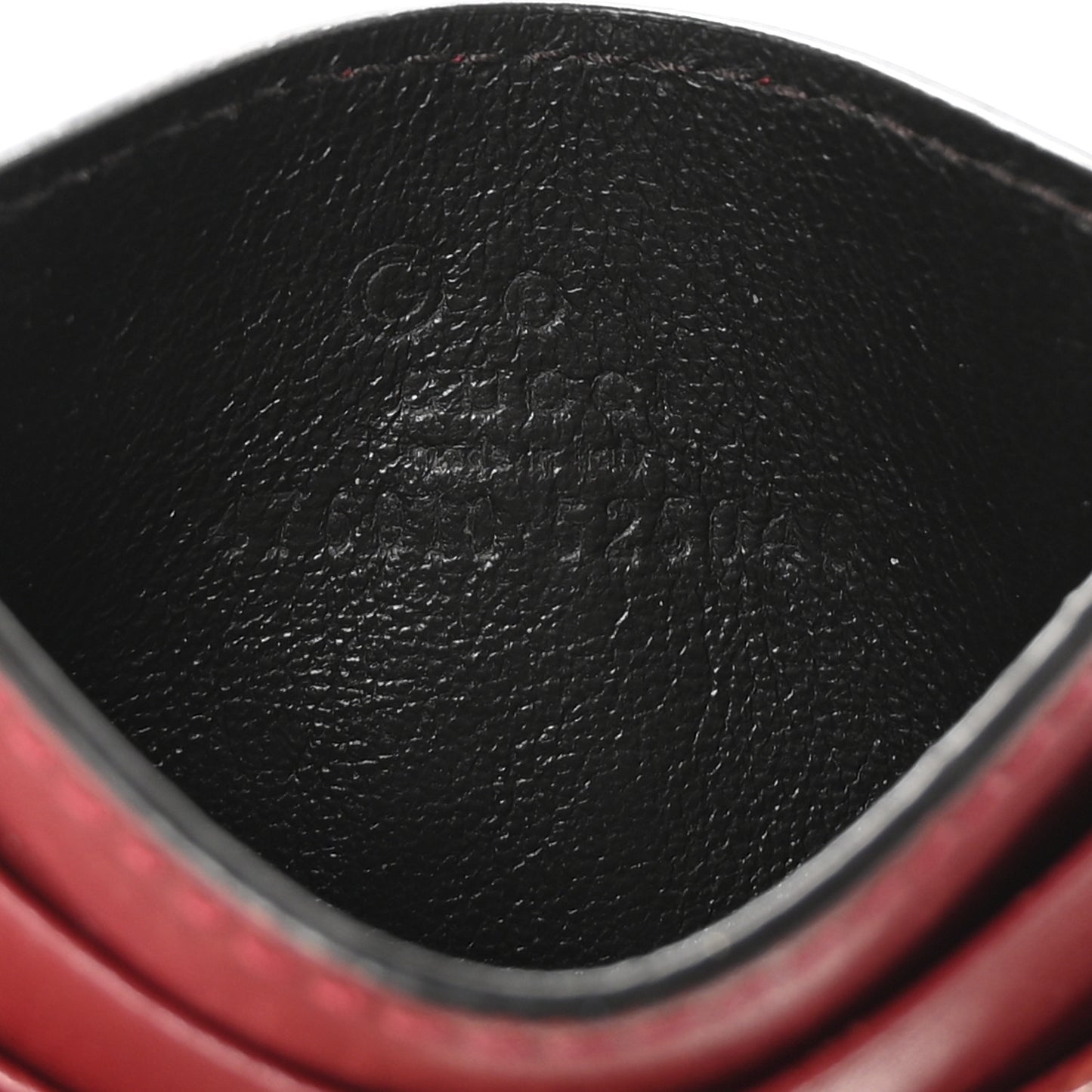 Microguccissima Card Holder Red