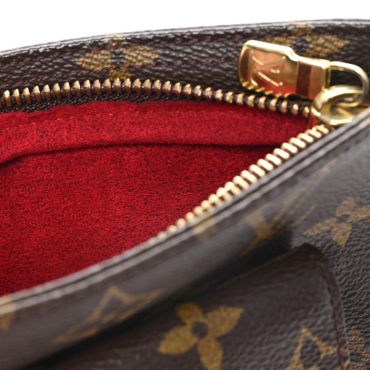 Monogram Partition Wristlet