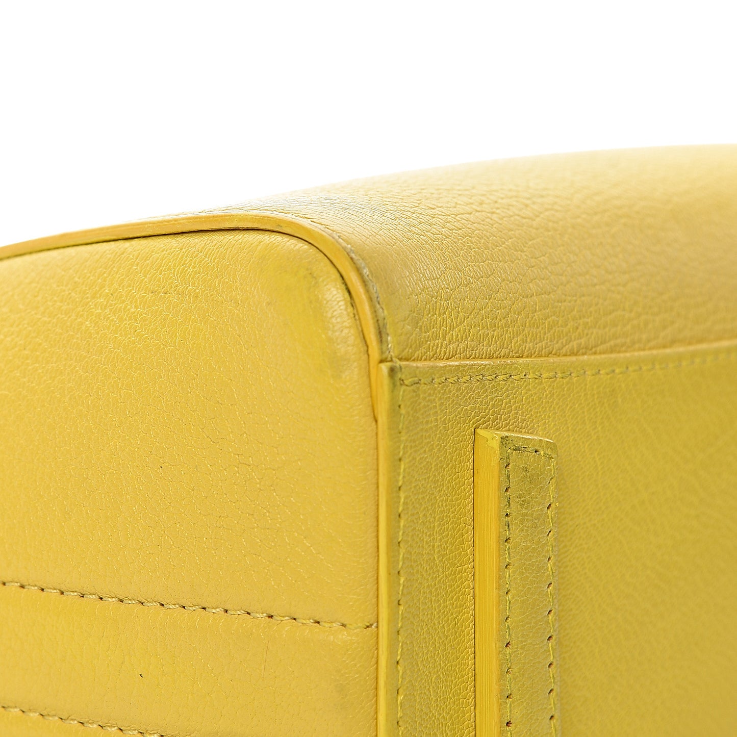 Sugar Goatskin Mini Antigona Yellow