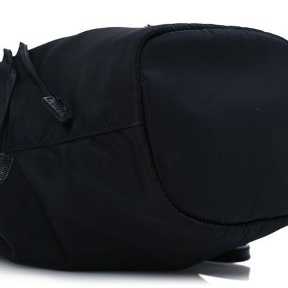Prada Saffiano Tessuto Nylon Vela Bucket Wristlet Black 10 of 11