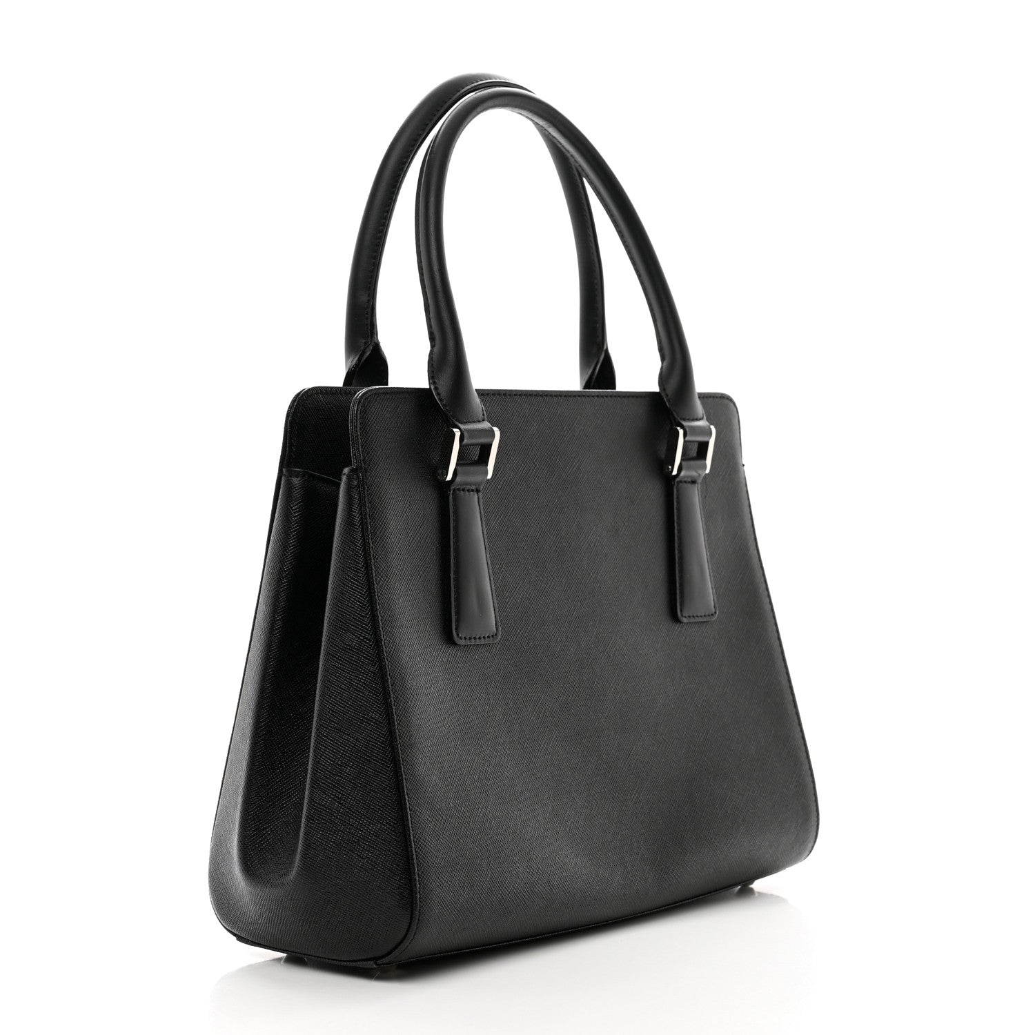 Burberry Derby Calfskin Top Handle Tote Black 3 of 10