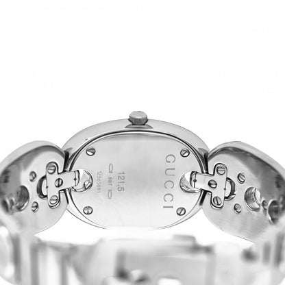 Gucci Stainless Steel Diamond 26mm Marina Quartz Watch Black 4 of 5