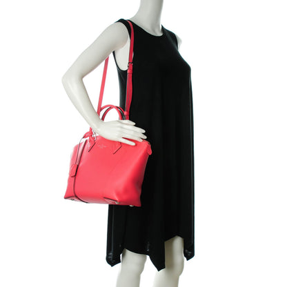 Louis Vuitton Cuir Taurillon Soft Lockit PM Rose Litchi 2 of 7