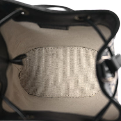 Gucci GG Supreme Monogram Web Mini Ophidia Bucket Bag Beige Blue 5 of 8