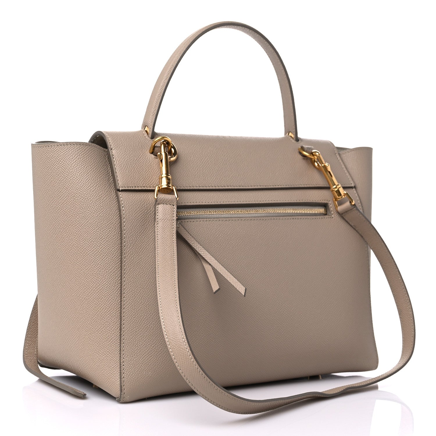 Celine Grained Calfskin Mini Belt Bag Light Taupe 3 of 15