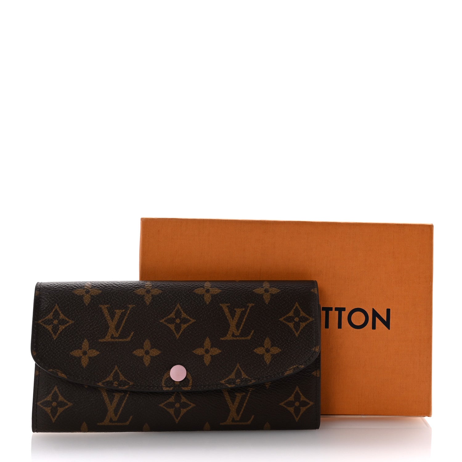 Louis Vuitton Monogram Emilie Wallet Rose Ballerine 7 of 7