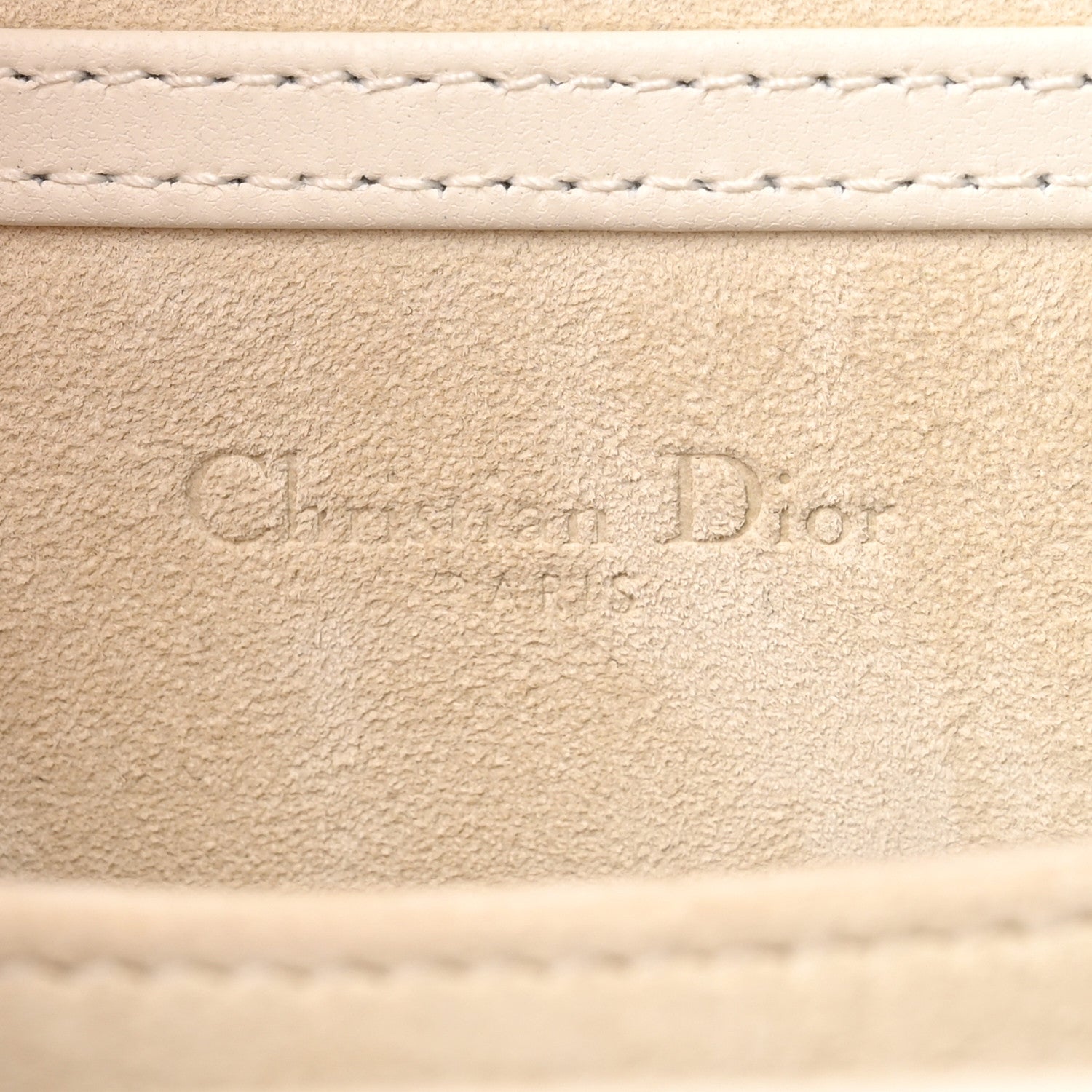 Christian Dior Lambskin Studded Vertical Diorama White 6 of 10