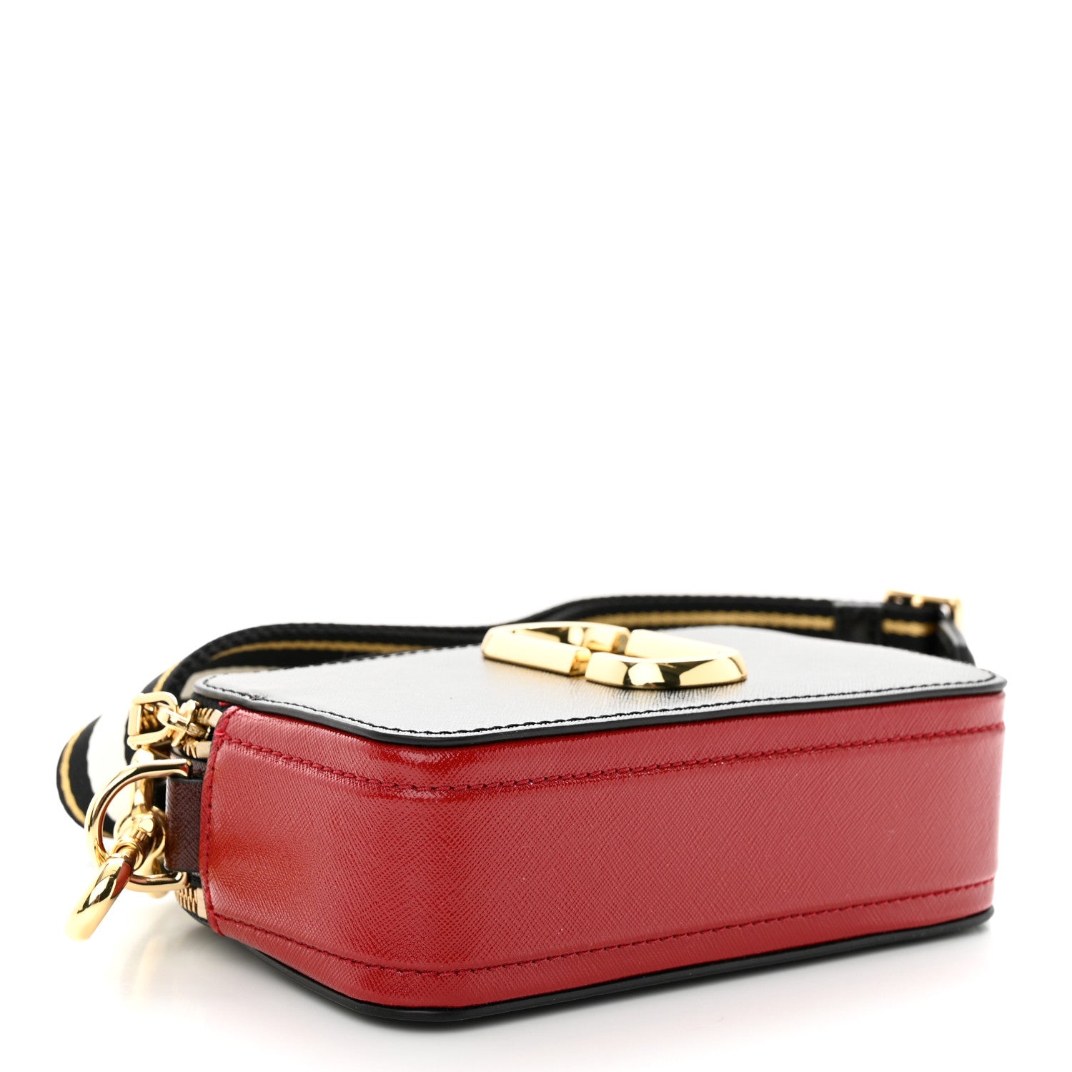 Marc Jacobs Saffiano Small Snapshot Camera Bag Black Multicolor 4 of 10