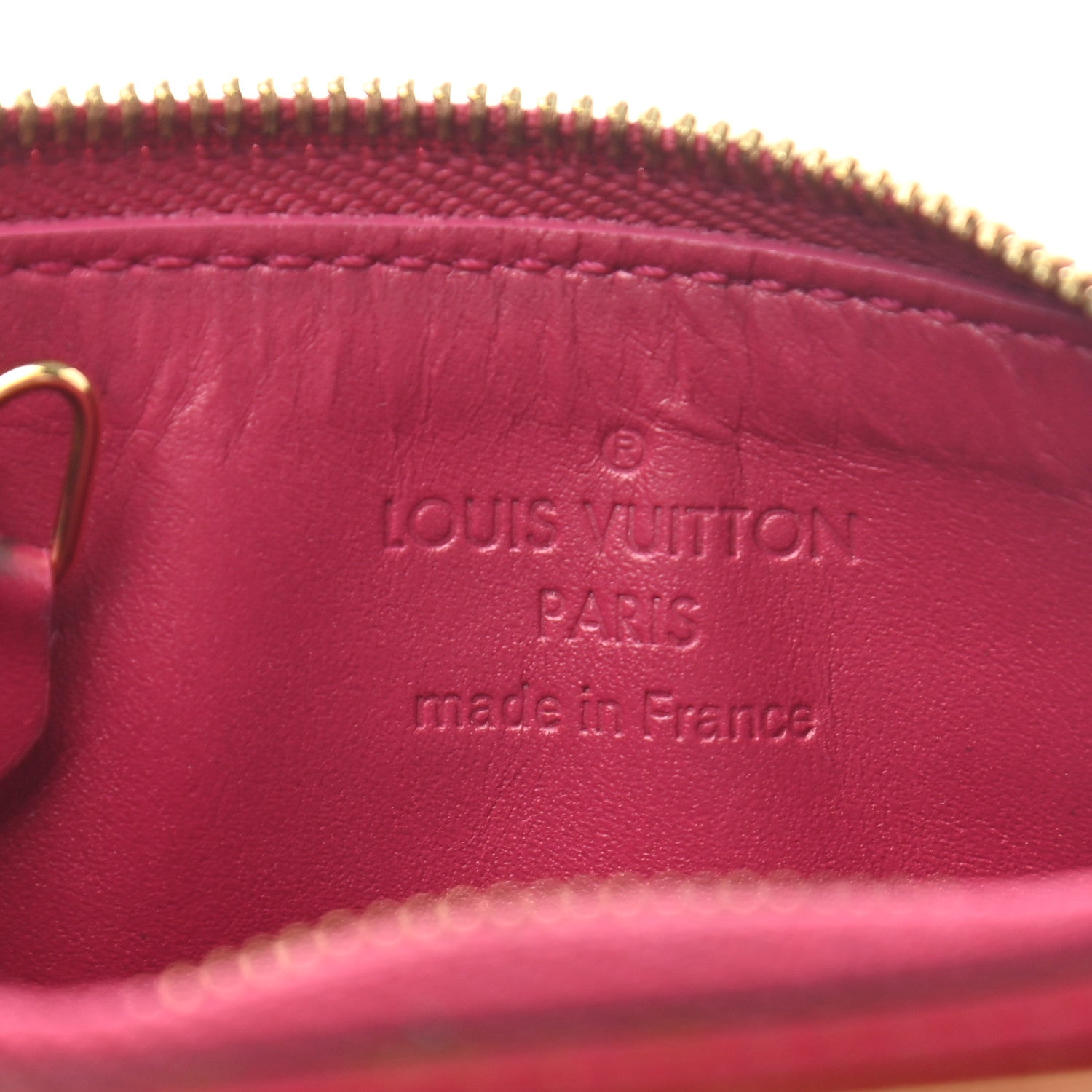 Louis Vuitton Vernis Key Pouch Rose Indien 6 of 8