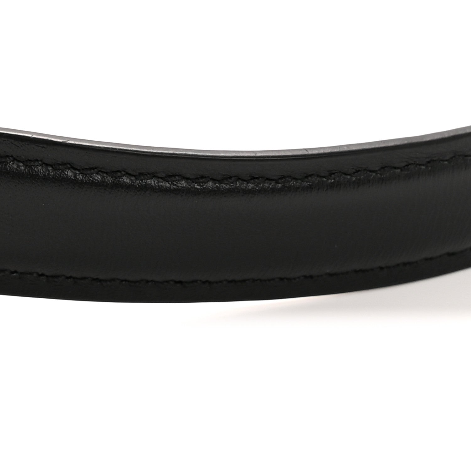 Gucci Ciny Lux Calfskin Blondie 20mm Belt 95 38 Black 7 of 8