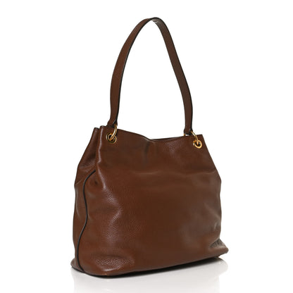 Miu Miu Vitello Phenix Shoulder Bag Palissandro 2 of 13