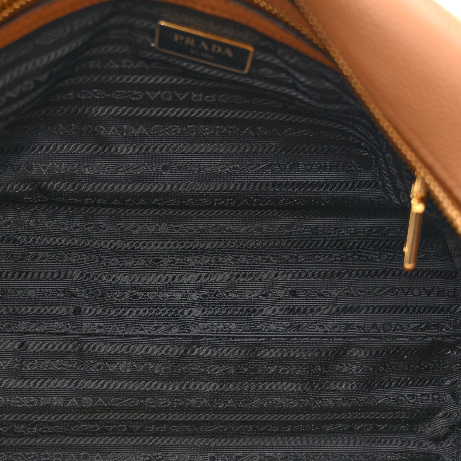 Prada Vitello Phenix Bauletto Caramel 5 of 15