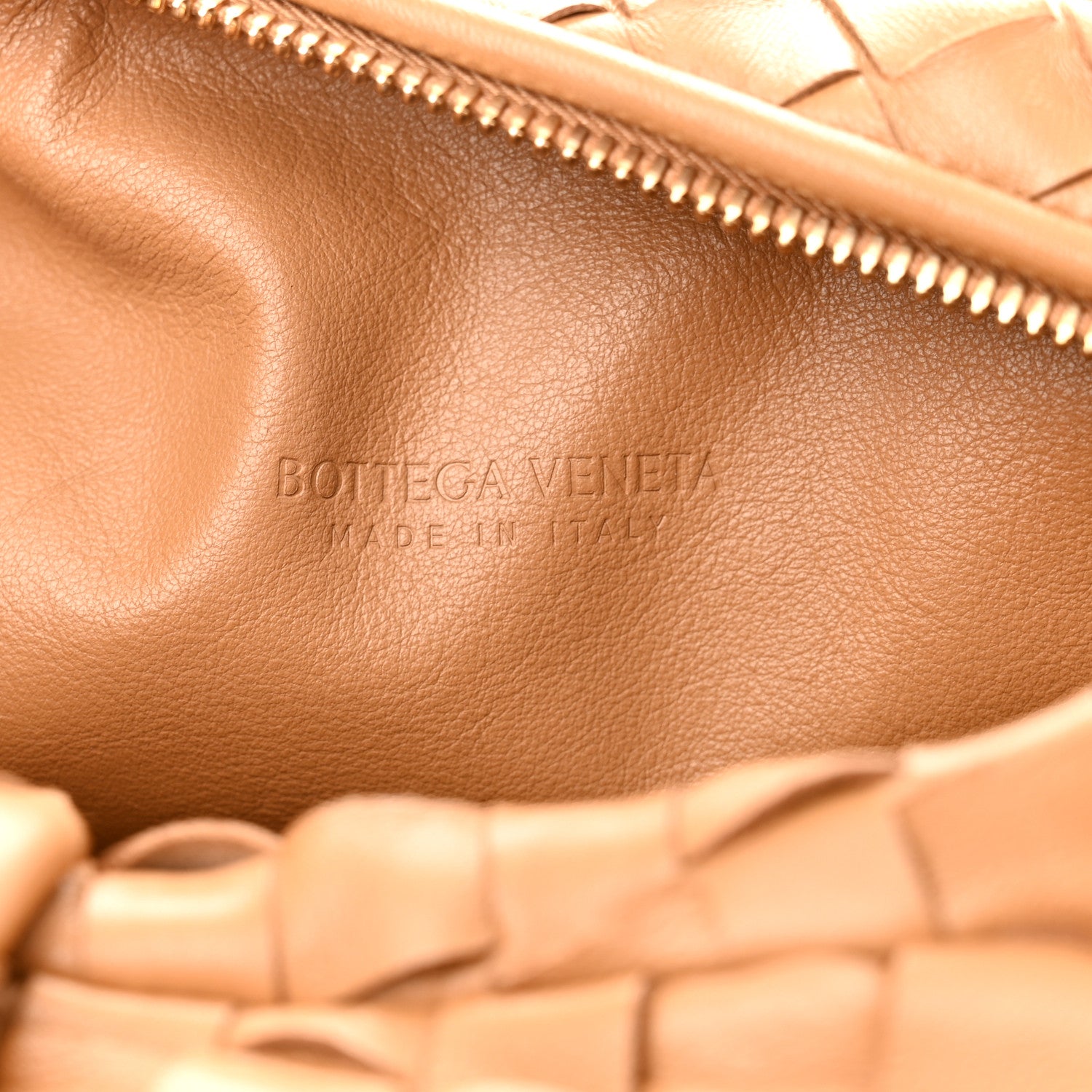 Bottega Veneta Nappa Intrecciato Teen Jodie Hobo Caramel 6 of 10